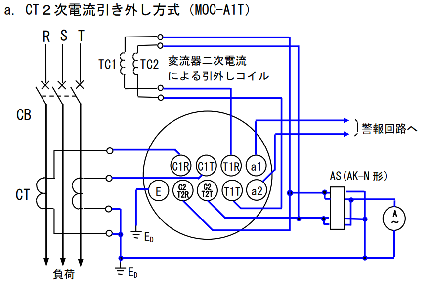 OCR電流引き外し図面
